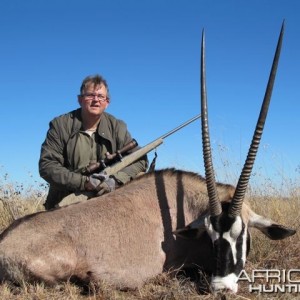 Gemsbok Hunted in South Africa