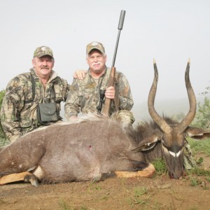 Nyala hunted with KMG Hunting Safaris in the Eastern Cape