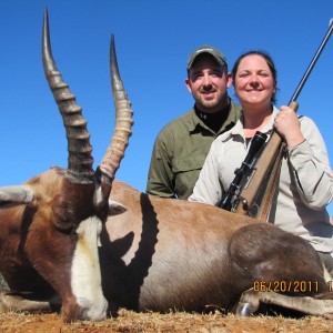 Blesbok hunted with Hartzview Safaris SA