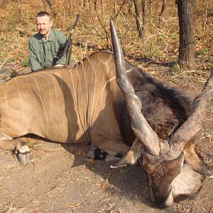 Lord Derby Eland hunted in Central African Republic with CAWA