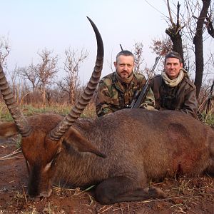 Waterbuck hunted in Central African Republic with CAWA