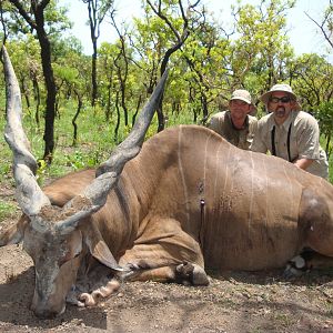 Lord Derby Eland hunted in Central African Republic with CAWA