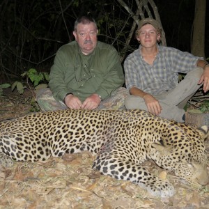Leopard hunted in Central African Republic with CAWA
