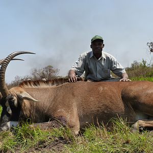 Roan hunted in Central African Republic with CAWA