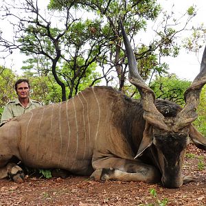 Lord Derby Eland hunted in Central African Republic with CAWA