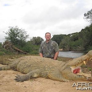 Crococdile Hunt in Save Valley Conservancy Zimbabwe