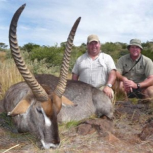 Hunting Waterbuck with Wintershoek Johnny Vivier Safaris in SA