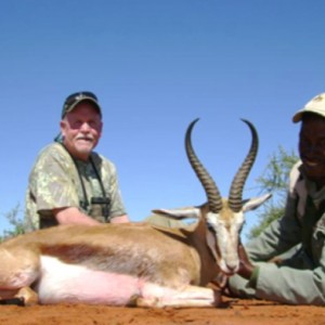 Hunting Springbok with Wintershoek Johnny Vivier Safaris in SA