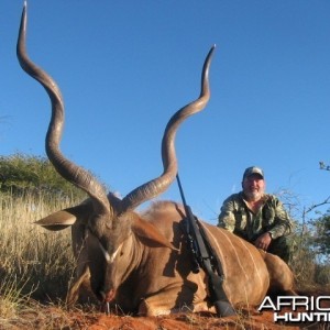 Trophy Kudu harvested with Kowas Hunting Safaris