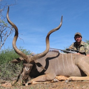 Kudu harvested by Kowas Hunting Safaris