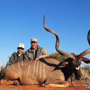 Trophy kudu with Kowas Hunting Safaris
