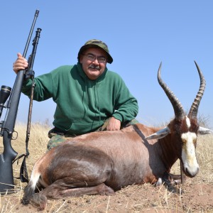Blesbuck trophy with Kowas Hunting Safaris