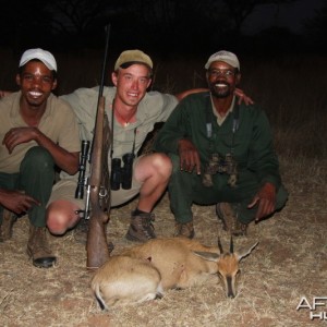 Duiker hunted in Namibia