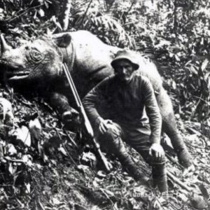 Hunting Rhino in Malaysia ca1920