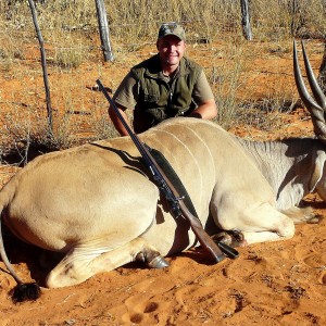 39"Livingstone Eland taken near Grootfontein,Namibia