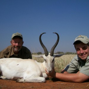 White Springbok Hunt at HartzView Hunting Safaris