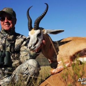 Springbok hunted in South Africa