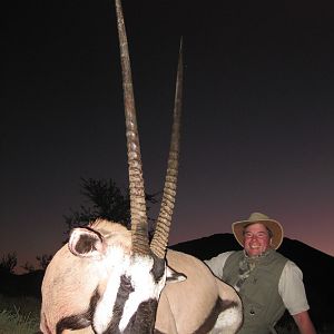 Michael J. Storinsky and his Gemsbok