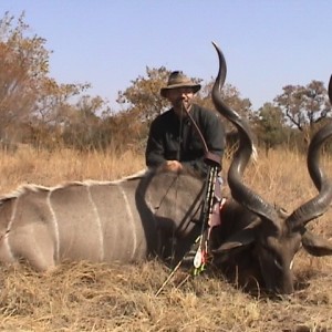 58" Kudu with Stick Bow, took with Warthog Safaris