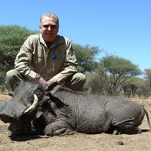 Hunting Warthog in Namibia