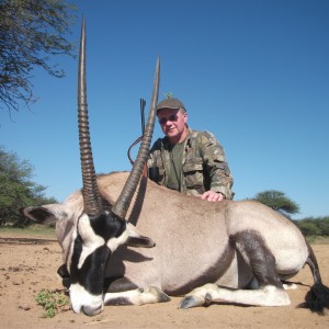 Hunting Gemsbok in Namibia