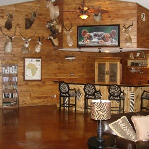Trophy Room - Bar area