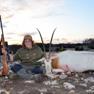 Scimitar Horned Oryx - Hunter Texas 2012