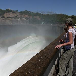 kariba dam april 2010 with the gates open