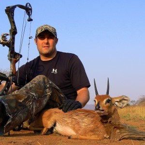 Steenbok bowhunted at Ozondjahe Hunting Safaris Namibia