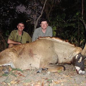 Roan Antelope hunted in Central Africa with Club Faune