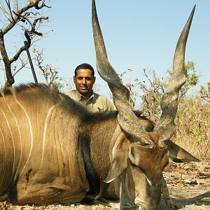 Lord Derby Eland hunted in Central Africa with Club Faune