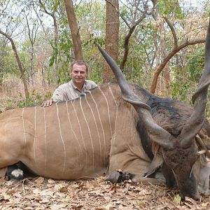 Lord Derby Eland hunted in Central Africa with Club Faune