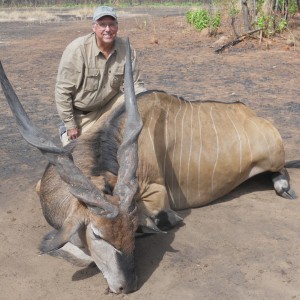 Lord Derby Eland hunted in Central Africa with Club Faune