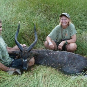 Western Sitatunga hunted in Central Africa with Club Faune