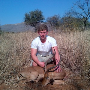 25 inch rowland ward impala taken with crossbow