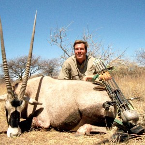 Gemsbok hunted with Ozondjahe Hunting Safaris in Namibia