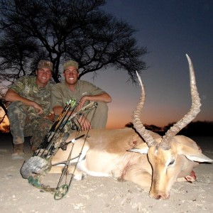 Impala hunted with Ozondjahe Hunting Safaris in Namibia