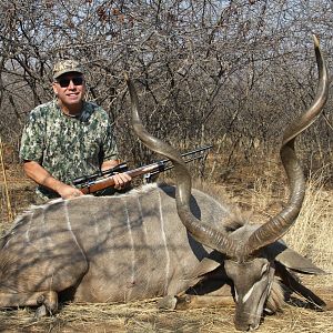 Greater Kudu hunted with Ozondjahe Hunting Safaris in Namibia