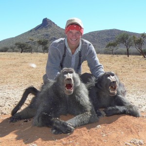 Hunting Baboon in Namibia