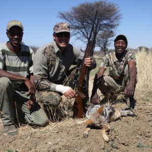 Hunting Jackal in Namibia