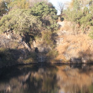 Otjikoto Lake in Namibia