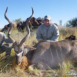 Kudu hunted with Wintershoek Johnny Vivier Safaris