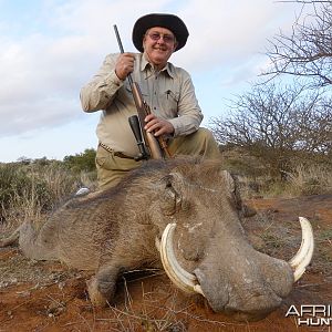 Warthog hunted with Wintershoek Johnny Vivier Safaris