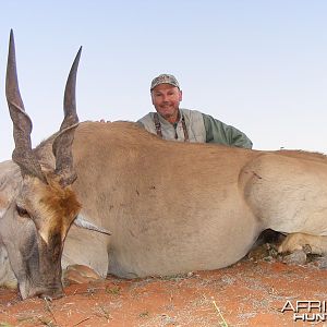 Eland hunted with Wintershoek Johnny Vivier Safaris