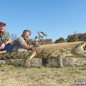 Croc hunted with Wintershoek Johnny Vivier Safaris