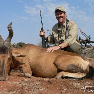 Red Hartebeest hunted with Wintershoek Johnny Vivier Safaris