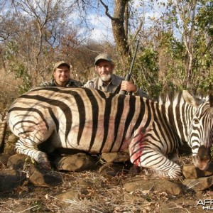 Hunting Burchell's Zebra