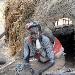 Mursi Woman Ethiopia