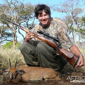 Hunting Steenbuck