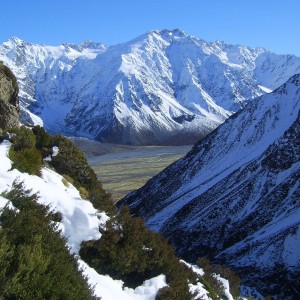 Godley Valley. Thar country. New Zealand